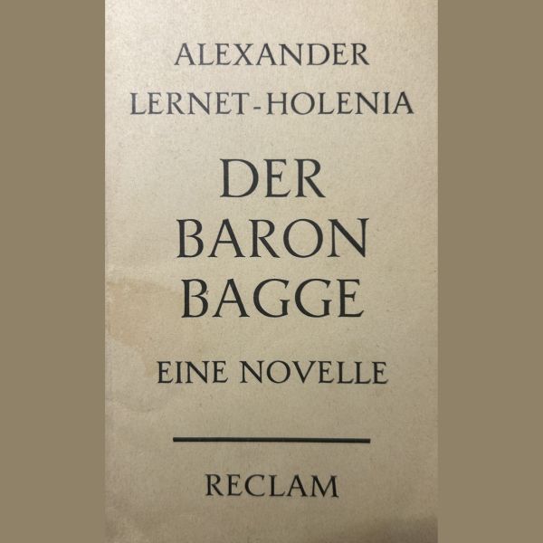 Der Baron Bagge - Reclam 1957