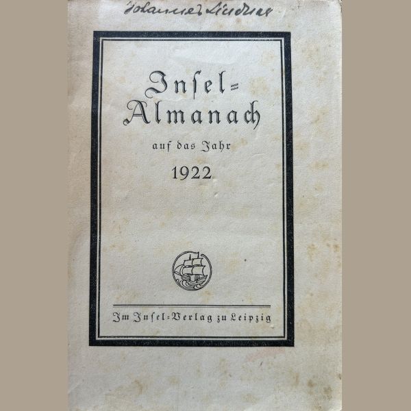 Insel Almanach auf das Jahr 1922 - Insel 1922