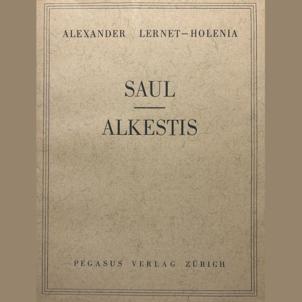 Saul. Alkestis