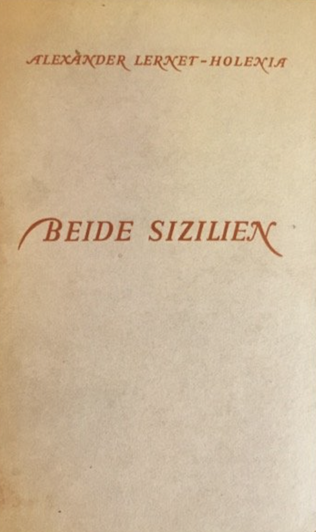 Beide Sizilien - Suhrkamp 1942